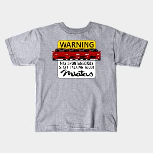 Roadster fan warning for friends! Kids T-Shirt